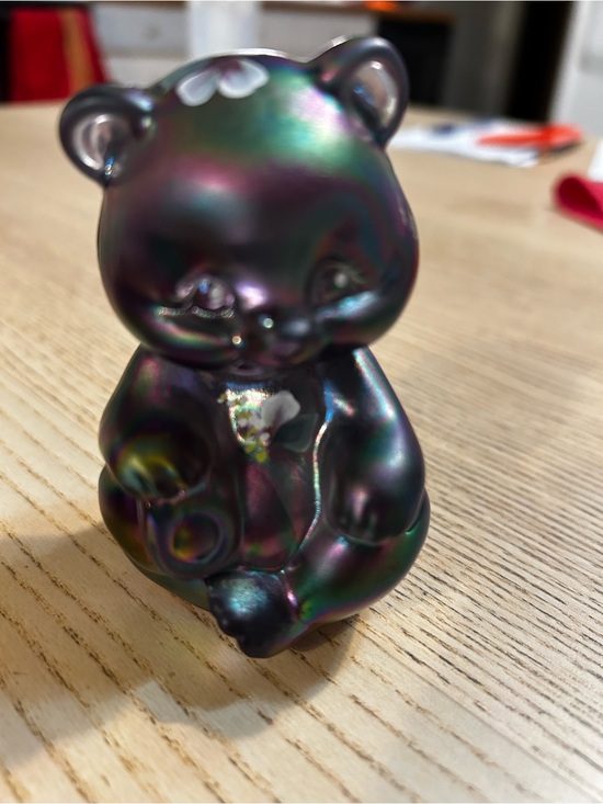 Fenton Other - Fenton vintage iridescent bear. Hand-painted. D.Robinson